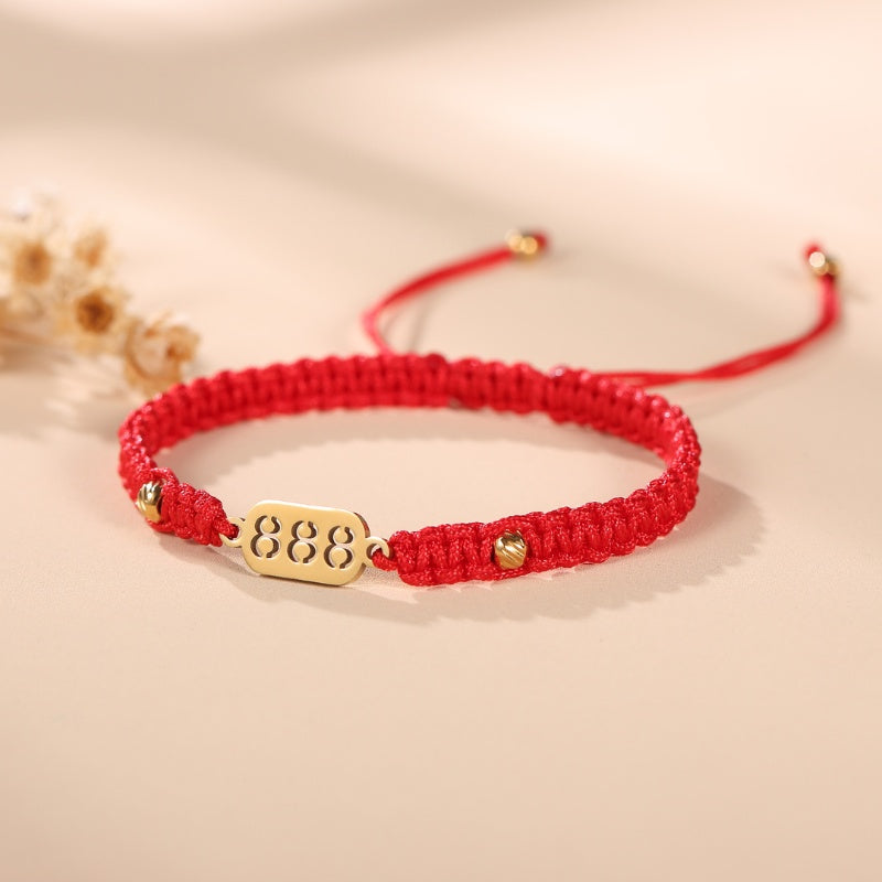 Pulsera de Hilo Rojo Tibetano - Amuleto Budista de la Suerte