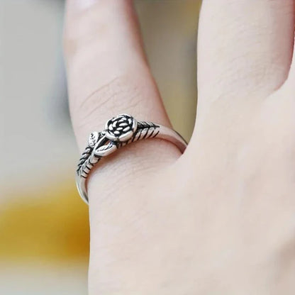 Anillo Rosa Vintage (Ajustable)