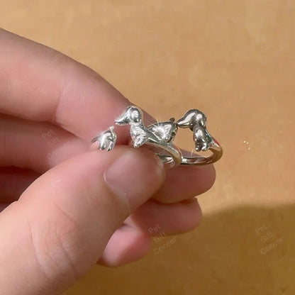 Anillo canino Vintage
