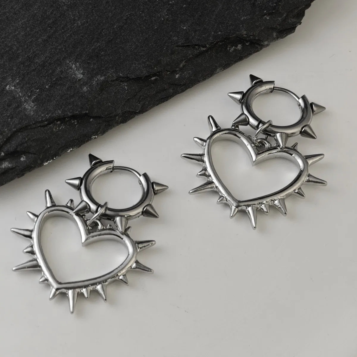 Aros Corazón de Espina