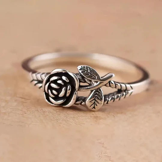 Anillo Rosa Vintage (Ajustable)