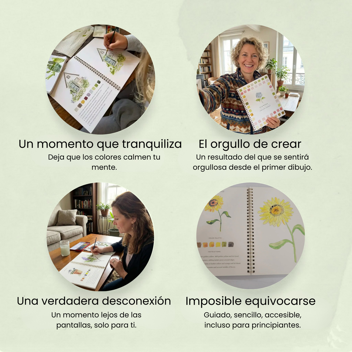 Libro de Acuarelas - El kit creativo antiestrés
