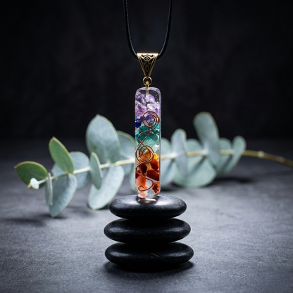 Orgonita Rectangular 7 chakras