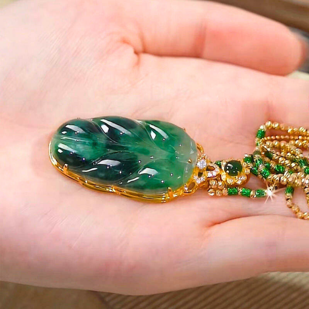 Collar de la Fortuna - Jade natural