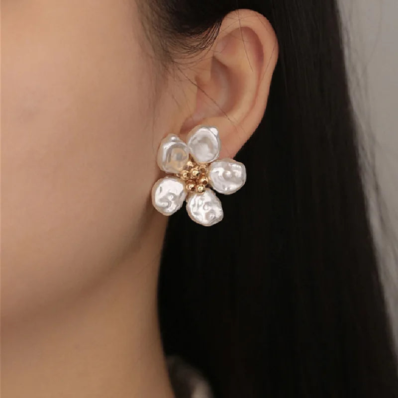 Aros Flor de Nácar