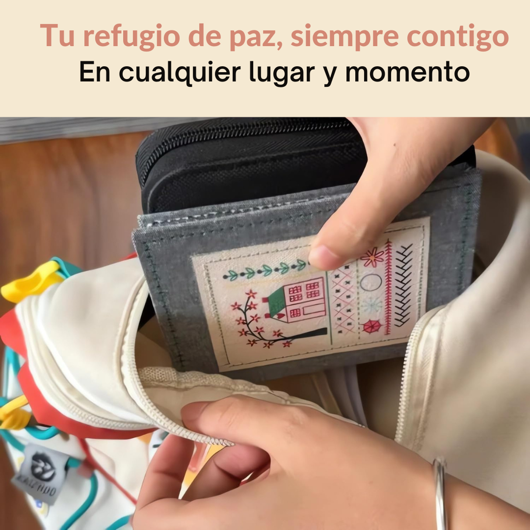 Libro de Bordado Antiestrés: Kit Completo con + 60  Diseños
