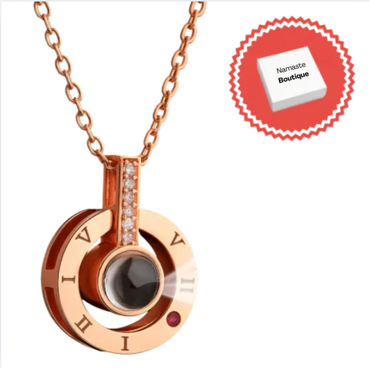 Collar Love en 100 idiomas + Caja de Regalo