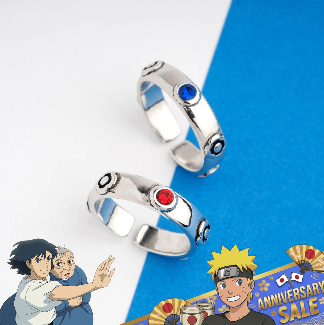El Castillo Vagabundo - Set de Anillos - Howl & Sophie