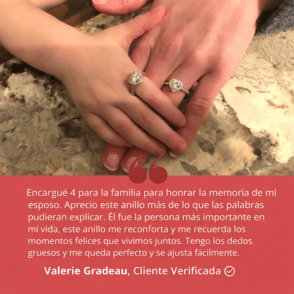 Anillo de urna "Siempre en mi corazón"