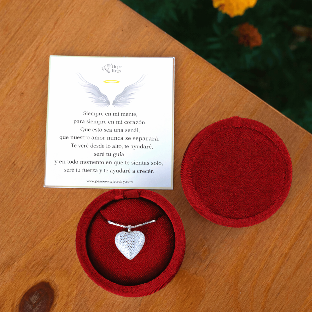Collar de urna "Siempre en mi corazón"
