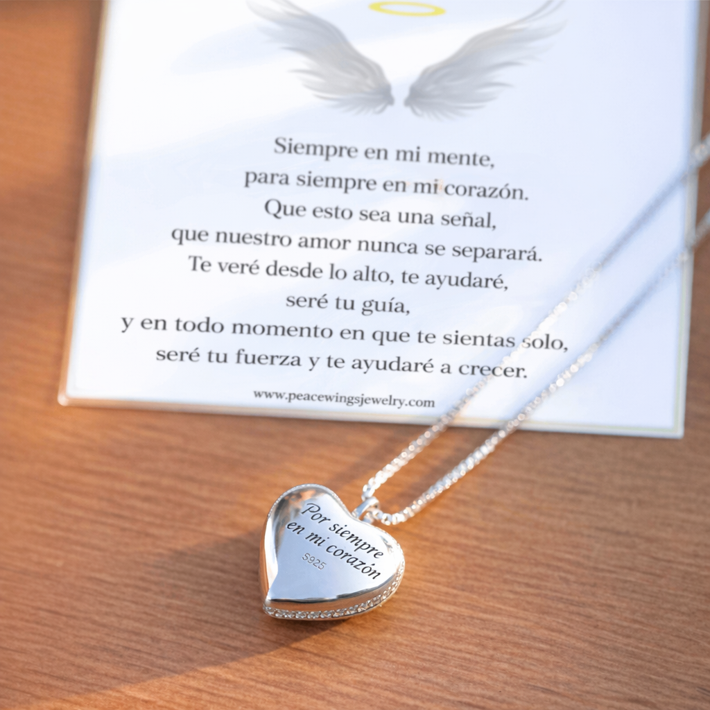 Collar de urna "Siempre en mi corazón"
