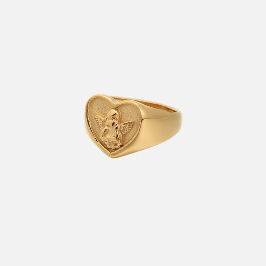 Anillo de ángel con forma de corazón