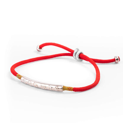 Pulsera de Hilo Rojo Tibetano - Amuleto Budista de la Suerte