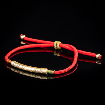 Pulsera de Hilo Rojo Tibetano - Amuleto Budista de la Suerte