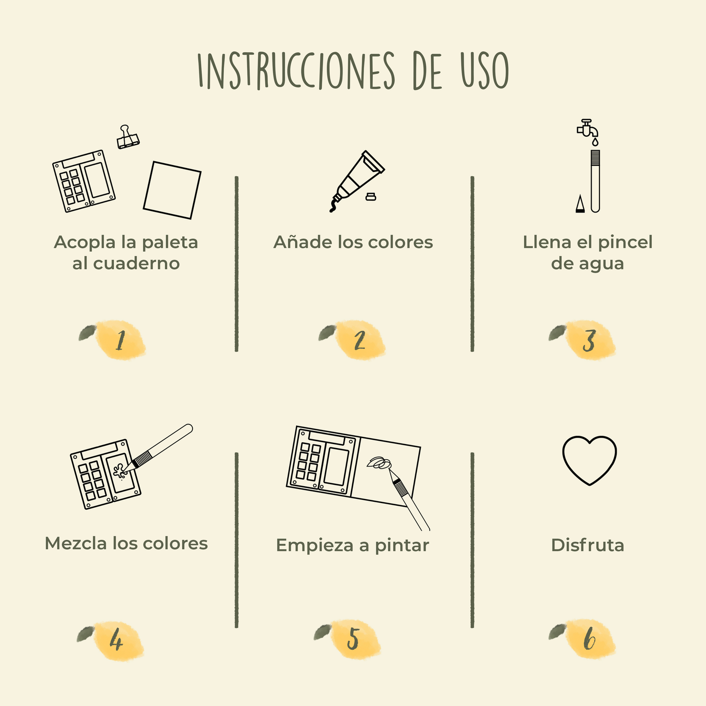 Namaste® Kit de Mini-Acuarelas