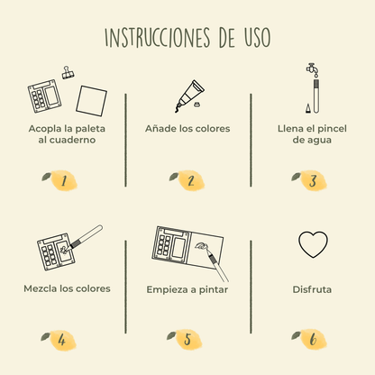 Namaste® Kit de Mini-Acuarelas