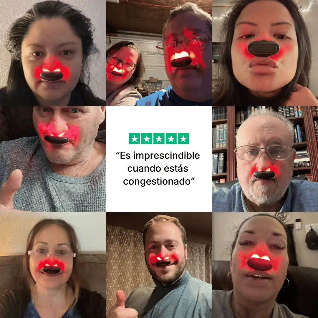 Mintimal terapia nasal con luz roja