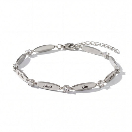 Pulsera personalizada con grabado