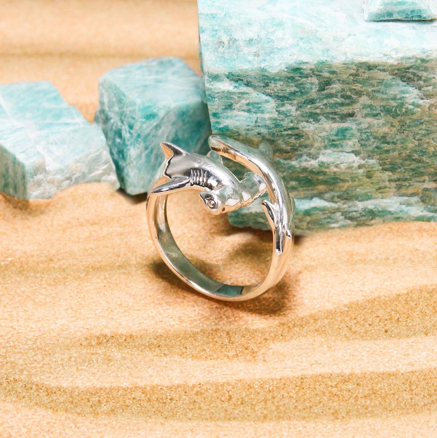 Anillo Tiburón Martillo ( ajustable )