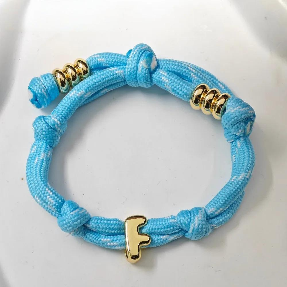 Pulsera Personalizada con Inicial Bubble