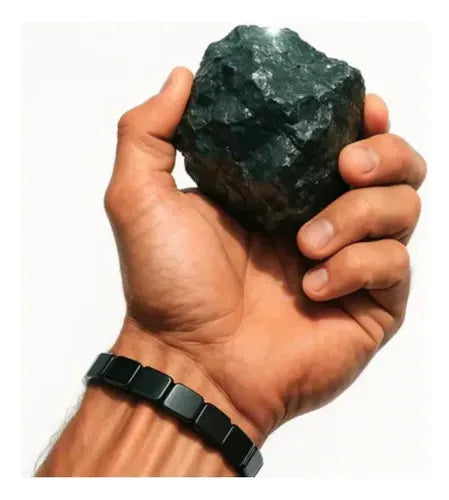 Pulsera A Mi Papa De Piedra Hematita Ajustable