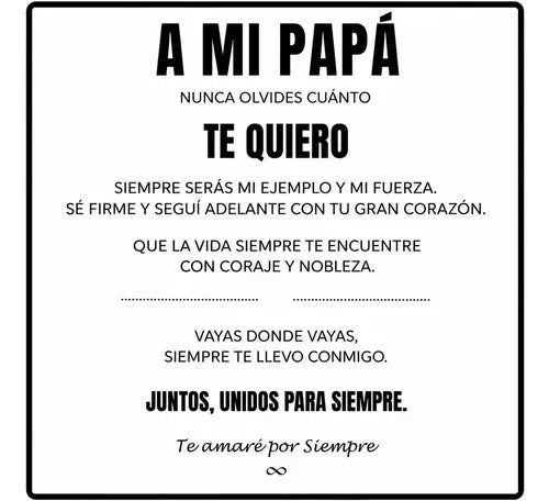 Pulsera A Mi Papa De Piedra Hematita Ajustable