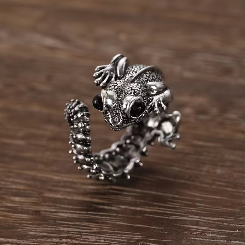 Anillo Lagarto Místico ( Ajustable )