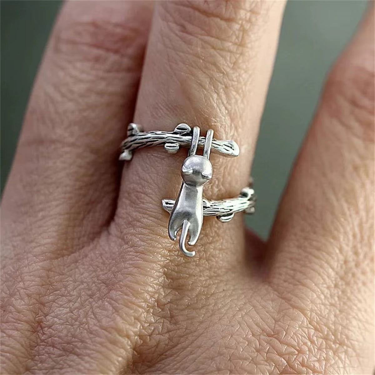 Anillo Gato en la Rama