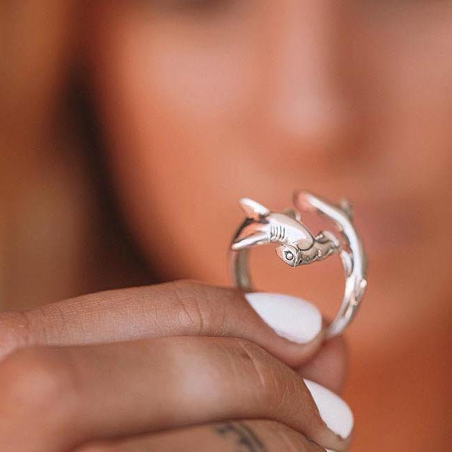 Anillo Tiburón Martillo ( ajustable )
